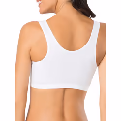 Fruit of the Loom Womens Built Up Tank Style Sports Bra Fashion Colors  BlackWhiteWhiteRed 4pack  36