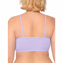 Fruit of the Loom Women's Spaghetti Strap Cotton Pullover Sports Bra Value Pack  Black/Heather Grey/Olive/Purple/Lilac/Dusk