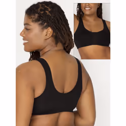 Fruit of the Loom Women's Front Close Builtup Sports Bra  Desert Dusk/Olive Night/Black  38