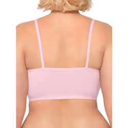 Fruit of the Loom Women's Spaghetti Strap Cotton Pullover Sports Bra Value Pack  Stripe/Stripe/White/White/Blush/Blush