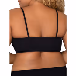 Fruit of the Loom Women's Spaghetti Strap Cotton Pullover Sports Bra Value Pack  Stripe/Stripe/Black/Black/Red/Red