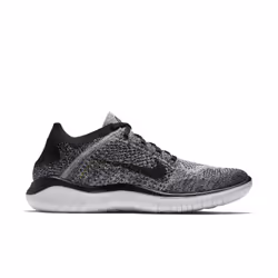 Nike Free RN Flyknit 2018 athletic shoes Male Black, Grey