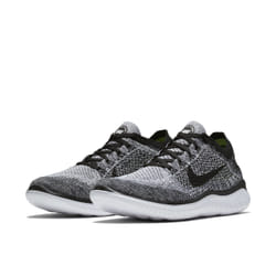 Nike Free RN Flyknit 2018 athletic shoes Male Black, Grey