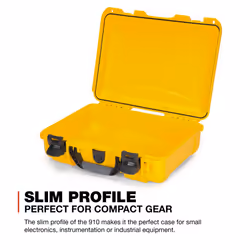 Nanuk 910 Waterproof Hard Case Empty - Yellow