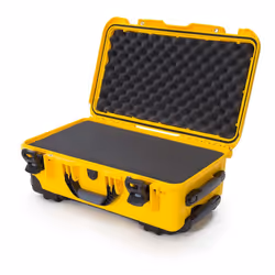 Nanuk 935, Hard shell case, EPDM, Nylon, Polypropylene (PP), Resin, Stainless steel, 5.2 kg, Yellow