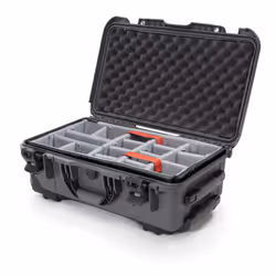 Nanuk Wheeled Series 935 Lightweight NK-7 Resin Waterproof Protective Case and Padded Divider - Graphite