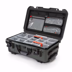 Nanuk 935, Hard shell case, Stainless steel, 5.2 kg, Olive