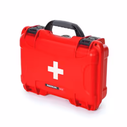 Nanuk 909 First Aid, Hard shell case, EPDM, Nylon, Polypropylene (PP), Resin, Silicone, Stainless steel, Thermoplastic elasto ...