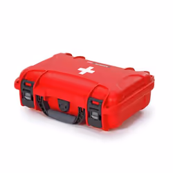 Nanuk 909 First Aid equipment case Hard shell case Red, White