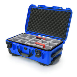 Nanuk Wheeled Series 935 Lightweight NK-7 Resin Waterproof Protective Case and Padded Divider - Blue