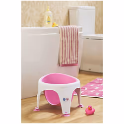Angelcare Soft-Touch Bath Seat - Aqua - Pink