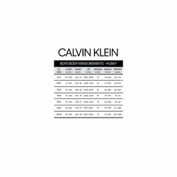 Calvin Klein Boys' Long Sleeve Sateen Dress Shirt  Button-down Style W