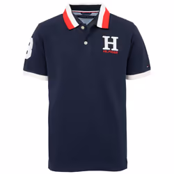 Tommy Hilfiger Boys Short Sleeve Matt Polo Shirt  Master Navy  3T