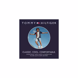 Tommy Hilfiger Boys' Long Sleeve Woven Button-Down Shirt  Maxwell Deni