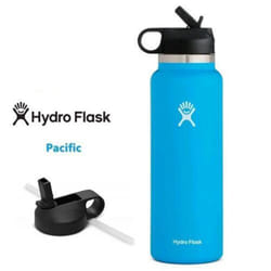 Water Bottle | Straw Lid Design for Teenager Adult Sports Gym Fitness Outdoor - Pacific, 40oz