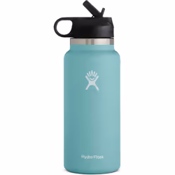 Water Bottle | Straw Lid Design for Teenager Adult Sports Gym Fitness Outdoor - Emerald, 40oz