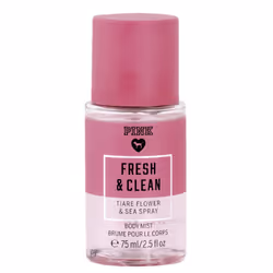 victorias secret pink mist body fresh and clean 75ml ideal for travel