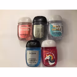 Bath & Body Works PocketBac Gel Travel size Random 5-Pack 29ml each