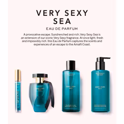 Victoria's Secret Very Sexy Sea Fragrance Mist  Notes of Italian Bergamot  Neroli Blossom & Sundrenched Cedar  Body Spray for Women (8.4 oz)