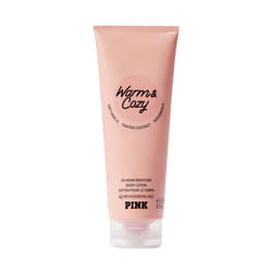 Victoria's Secret PINK Warm & Cozy Fragrance Lotion  Notes of Vanilla  Coconut & Passionfruit  Scented Body Lotion for Women (8 oz)