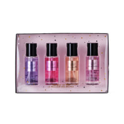 Victoria's Secret Fragrance Mist Collection 4 Piece Mini Mist Gift Set  Assorted Scents  Gift Set for Women