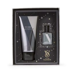 Victoria's Secret Platinum Mini Fragrance Duo Gift Set  Cologne & Travel Lotion