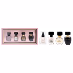Fragrance Discovery Set by Victorias Secret for Women - 4 Pc Mini Gift Set 0.25oz Bombshell EDP Spray , 0.25oz Tease EDP Spra ...