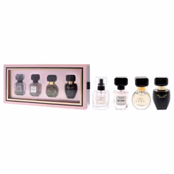 Fragrance Discovery Set by Victorias Secret for Women - 4 Pc Mini Gift Set 0.25oz Bombshell EDP Spray , 0.25oz Tease EDP Spray , 0.25oz Bare EDP Spray