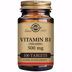 Solgar Vitamin B1 (Thiamin) 500 mg Tablets - Pack of 100