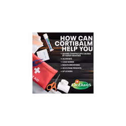Dr. Dan's Cortibalm-1 pack- for Dry Cracked Lips - Healing Lip Balm for Severely Chapped Lips - Designed for Men  Women and Children