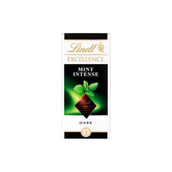 Lindt - Excellence Dark Mint Chocolate Bars 100G - Pack Of 12