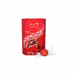 Lindt Lindor Milk Chocolate Truffles Carton 337G