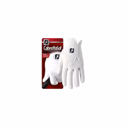 CabrettaSof Men's Golf Glove,White,XL