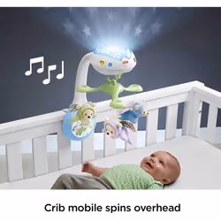 Fisher-Price Butterfly Dreams 3-in-1 Projection Mobile Crib Toy