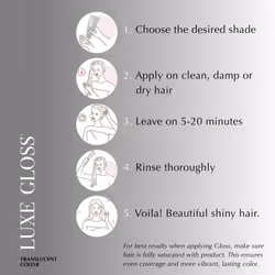 ECRU NEW YORK LUXE GLOSS Hair Gloss for Enhanced Color and Glass-Like Shine  Clear