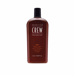 American Crew 3-IN-1, 1000 ml, 3-in-1 Shampoo & Conditioner & Body, Men, All colours, Revitalizing, Shine, Softening, Bottle