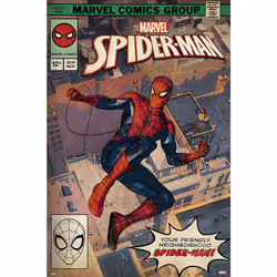 Spider Man Comic Book Cover Poster  Size 24x36 (SpiderMan)