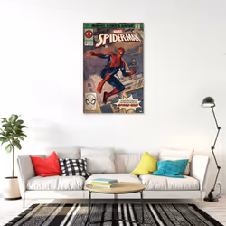 Spider Man Comic Book Cover Poster  Size 24x36 (SpiderMan)