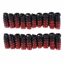 MIMAN 5 Packs 10 Inch Short Saniya Curls Crochet Hair for Black Women 12MM Bouncy Crochet Braids Synthetic Braiding Hair for DIY Mohawk Afro Braided D