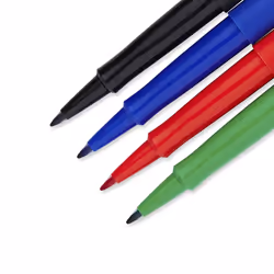Paper Mate Flair Felt Tip Pens  Medium Point (0.7mm)  Business Colors  8 Count