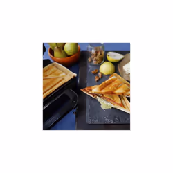Breville Ultimate Deep Fill Toastie Maker | 2 Slice Sandwich Toaster | Removable Non-Stick Plates | Stainless Steel | Black [VST082]