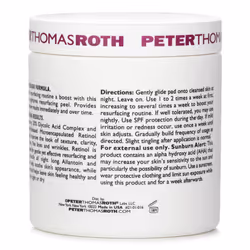 Peter Thomas Roth   - Even Smoother Glycolic Retinol Resurfacing Peel Pads 017517   - 60pads