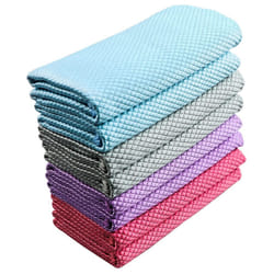Fish Scale Streak Free Glass Microfiber Window Cleaning Cloth - 8 Pack