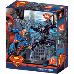 DC Comics Superman vs Electro - Prime 3D Effect 500 Piece Jigsaw Puzzle