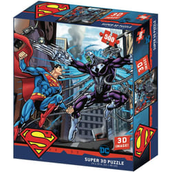 DC Comics Superman vs Electro - Prime 3D Effect 500 Piece Jigsaw Puzzle