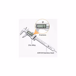 Digital Vernier Caliper Feeler Gauge Neoteck 150mm6Inch Stainless Steel Electronic Caliper FractionsInchMetric Conversion Measuring Tool for Length