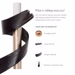 jane iredale Lash Fixation Length & Definition Tubing Mascara  Long-Wear  Smudge-Resistant Formula  Lifts  Curls  & Separates  Vegan  Cruelty-Free