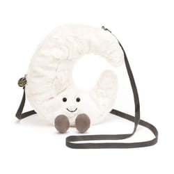 Jellycat Amuseables Moon Plush Bag  10 inches | Crossbody and Shoulder Purse | Fun and Unique Handbag