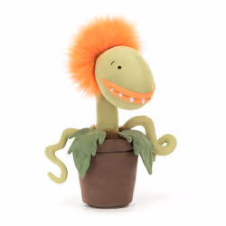 Jellycat Carniflore Tammie Stuffed Toy 10.5 inches | Plant Plush | Fun D?cor and Gift