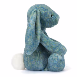 Jellycat Bashful Azure Luxe Bunny Stuffed Animal  Huge 20 inches | Rabbit & Bunny Plush Toy | Classic Children's Gift